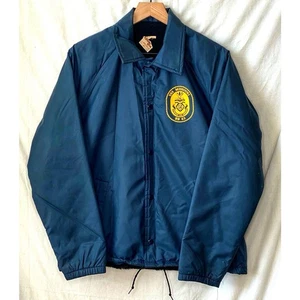Navy USS Missouri BB-63 Ship Jacket Windbreaker Coat Size M Lined Vintage  - Picture 1 of 9