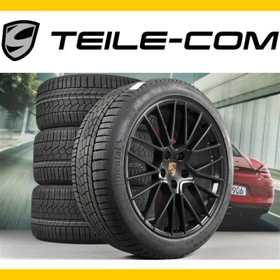 Porsche Cayenne E3/9Y0 21" RS SPYDER Winterräder SCHWARZ +Conti 9Y0044611S - Bild 1 von 2