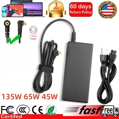 135W 65W 45W Adapter Charger for Acer Aspire Z3-615 Z3-710 Z3-715 AZ3-615-UR11 - Image 1 of 4