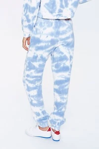 Rewash Women's Size M Blue White Tie Dye Cozy Knit Pull On Joggers NWT - Picture 1 of 10