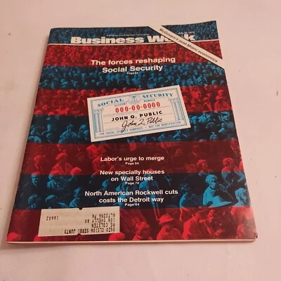 1972 July 15, Business Week Magazine, Forces Reshaping Social Security (CP285)  - Image 1 of 3