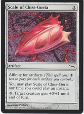 4X SCALE OF CHISS-GORIA ARTIFACT MIRRODIN MTG MAGIC NM X4 (yourdeckbuilder)