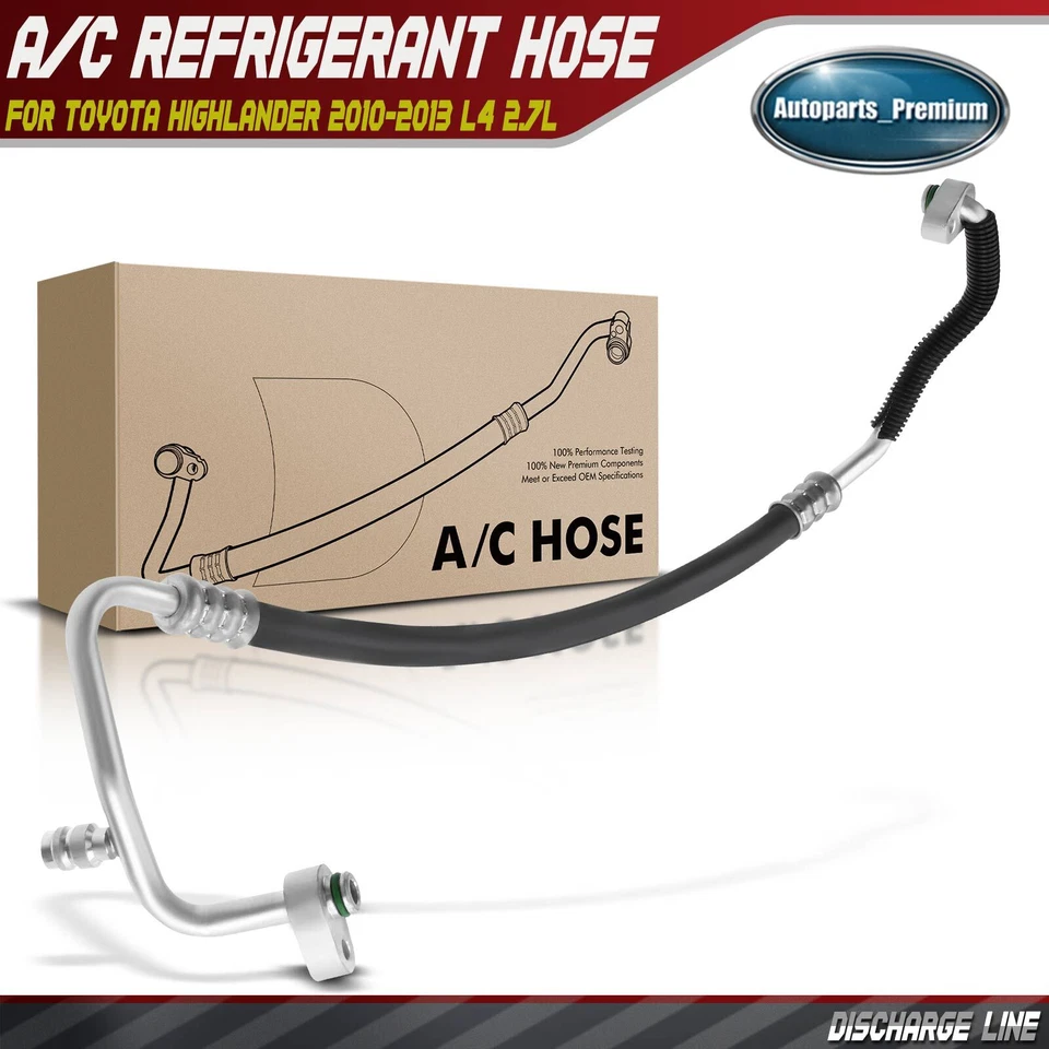 Разрядная линия для Toyota Highlander 2010 2011-2013 2,7 л компрессор в конденсатор - Изображение 1 из 4