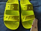 Crocs Lime Green Baya Sandals Size 8 New With Tags