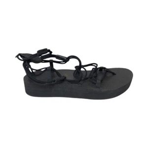 Teva Women's Midform Infinity Platform Elastic Strap Sandals Black 1127890 - Picture 1 of 8