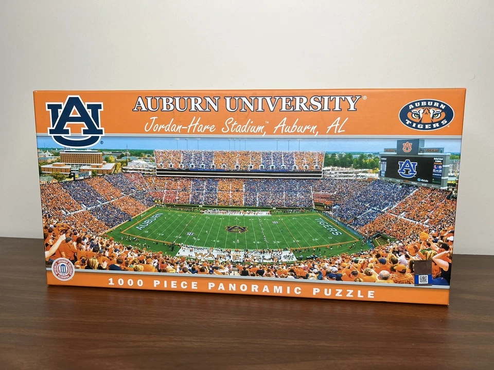 Masterpiece 1000 PC Panoramic Puzzle Auburn University Jordan-hare Stadium