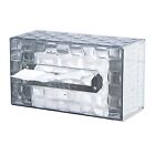 Elegante transparente Schubladenbox Stoffhalter mit Gletschermuster Design