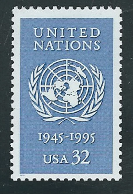 Scott # 2974...32 Cent...United Nations...2 Stamps...MNH - Image 1 of 1