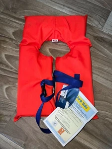 Stearns Universal Life Vest USCG Approved Orange Adult #1530 Model 152-05 - Picture 1 of 12