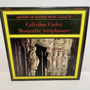 History of Spanish Music Volume IV Calixtine Codex Mozarabic Antiphonary LP - Picture 1 of 7