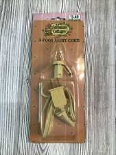 Cottontale Cottages 3-Foot Light Cord New Old Stock #RN35055 2001 JO-ANN Stores