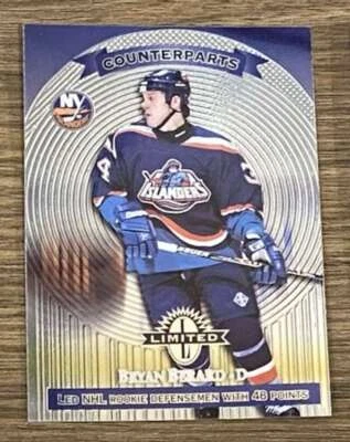 1997-98 Donruss Limited #182 Bryan Berard/Brian Leetch CP/Counterparts - Image 1 of 2