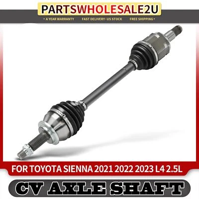 Front Left Driver Side CV Axle Assembly for Toyota Sienna 2021 2022-2024 L4 2.5L - Image 1 of 4