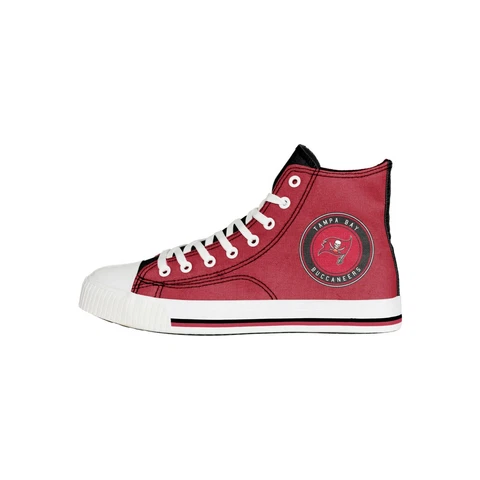 Tampa Bay Buccaneers 2021 NFL Men's High Top Canvas SNEAKERS FREE SHIP Cover