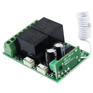 433MHz 2CH RF Wireless Remote Control Receiver multifunzione Codice Learning - Bild 1 von 1
