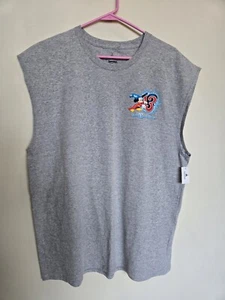 Disney World Shirt Sleeveless XLarge Fantasmic Sorcerer Mickey Swimsuit Cover Up - Picture 1 of 6