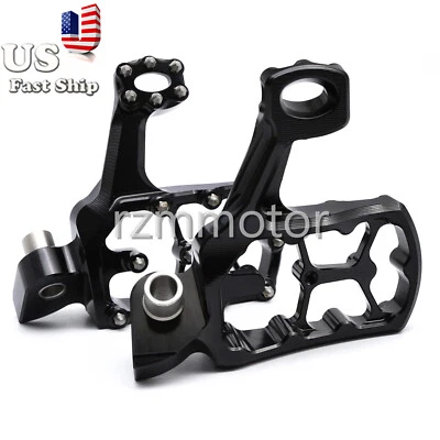 For Yamaha YZ250FX 2015 16-2017 CNC Pivot Dirt Footrests Foot Pegs Pedals Black - Image 1 of 4