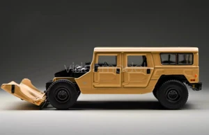1:64 596Model Yellow H1 SUV Off Road Sports Model Diecast Metal Car New - Picture 1 of 4