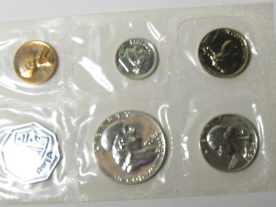 1958 US Mint Uncirculated 5 Coin Proof Set with OGP - #10245-1 - Image 1 of 4