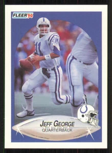 1990 Fleer Update #U4 Jeff George - Picture 1 of 2