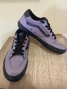 VANS Rowan Light Purple Black Mens Leather Skateboard- Size 12 - Picture 1 of 16
