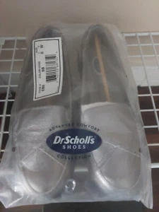 DR SCHOLLS  BRAND NEW Women’s Slip On Shoes unique Comfort Style Silver/Gray 6W - Picture 1 of 3