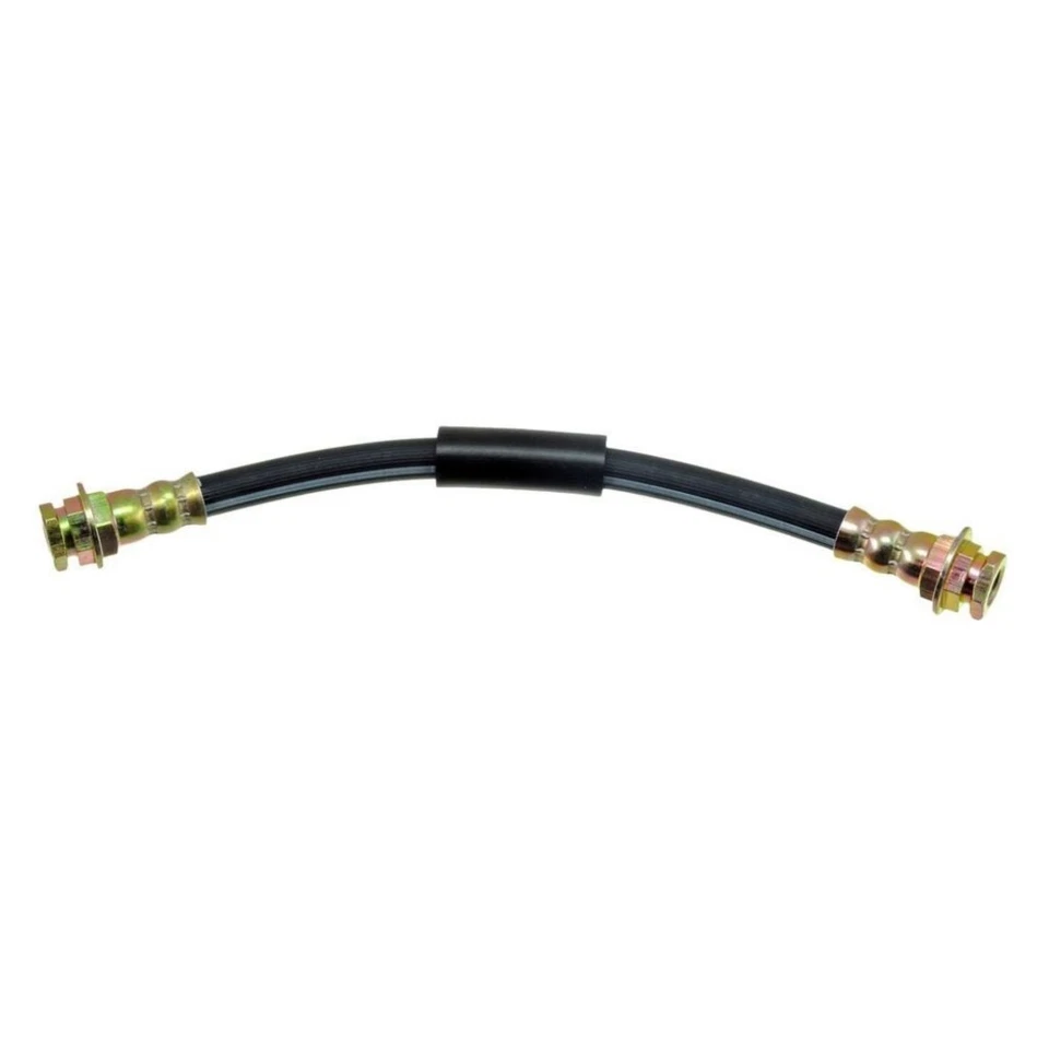 For Chrysler Shadow 1990-1994 Brake Hydraulic Hose Black Treated Steel End 1 & 2 - Image 1 of 4