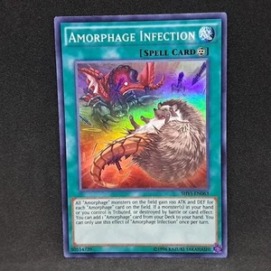 Amorphage Infection SHV1-EN063 Unlimited Super Rare LP Light Play Yu-Gi-Oh! Card - Picture 1 of 7