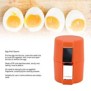 Egg Shell Opener Quick Cutting Raw And Hard Boiled Egg Cracker For Kitchen - Picture 1 of 28