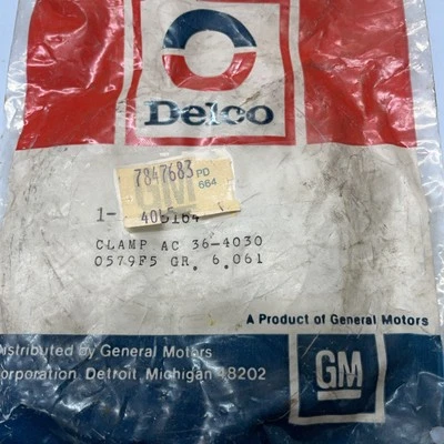 Genuine GM Cv Joint Boot Band 07847683 NOS Clamp Foto 1 de 4