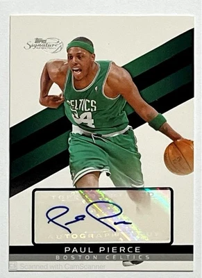 2009 Topps Signature #TSA-PP Paul Pierce Boston Celtics Auto /1999 - Image 1 of 2