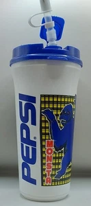 Vintage Odeon Pepsi Plastikbecher mit Strohhalmbecher Monster King Kong 1990er - Bild 1 von 7