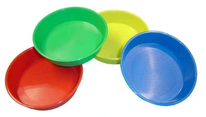 4 Plastic Finger Bowls Trays For Paint Mixing Water Glue Pots Craft Beads School - Picture 1 of 6