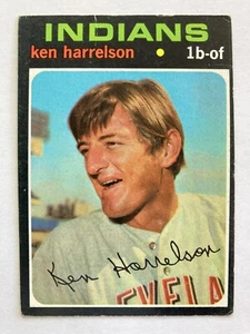 1971 Topps #510 Ken Harrelson (Cleveland Indians) - Picture 1 of 2
