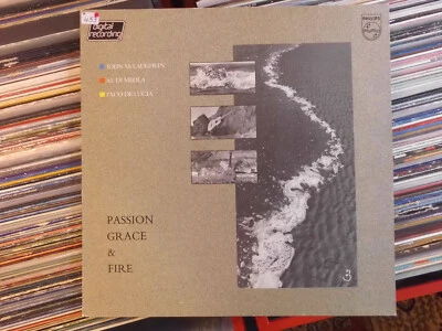 McLAUGHLIN/MEOLA/DE LUCIA LP: PASSION GRACE & FIRE (NETHERLANDS;Philips 8113341) - Bild 1 von 4