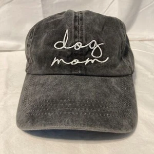 Dog Mom Baseball Cap Gray NEW Adult Women One Size Fits Most Adjustable - Picture 1 of 10