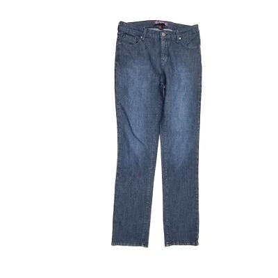 Gloria Vanderbilt Straight Leg Women's size 6 Dark Wash Blue Denim Jeans - Image 1 of 3