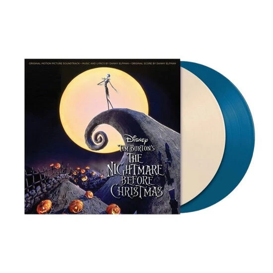 THE NIGHTMARE BEFORE CHRISTMAS - OST - 2LP / Bone & Aqua Vinyl (Elfman / Burton) - Bild 1 von 1
