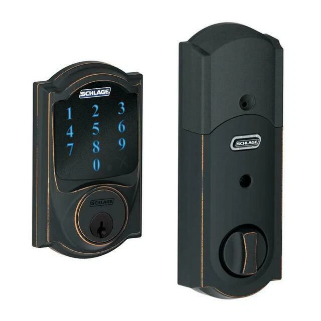 Schlage BE469ZPVCAM716 Touchscreen Deadbolt - Bronze