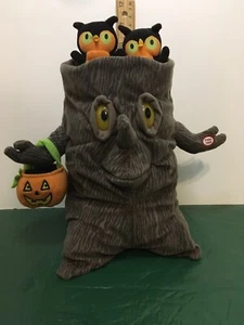 Hallmark Animated Halloween Owls Singing Tree Adams Family Melody 7” - Picture 1 of 11