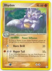 2x (pok-HL-046) Rhydon (U) Carta Pokemon EX Leggende Nascoste # 46 - Foto 1 di 1