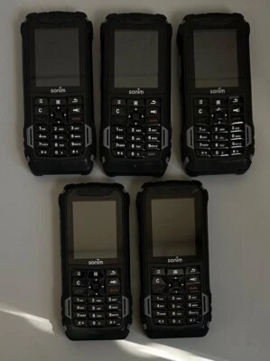 Sonim XP5 - XP5700 - 2GB - Black - Used Good - lot of 5 - #SP5 - Image 1 of 3