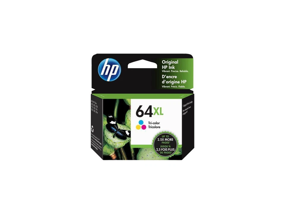 HP 64XL High Yield Ink Cartridge Tri-Color (N9J91AN)