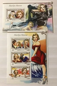 Niger - Marilyn Monroe / Hollywood star of the USA - stamps Timbres MNH** Del.9 - Picture 1 of 1