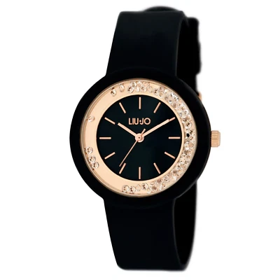 LIU JO TLJ2201 DANCING TEEN OROLOGIO DONNA NERO ROSE' 32mm LIST. 59€ SOTTOCOSTO - Immagine 1 di 2