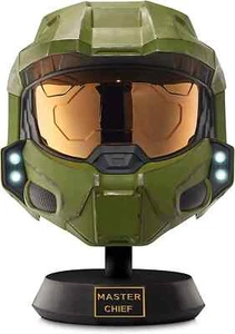 Halo Master Chief Deluxe Helmet with Stand - LED Light | free shipping - Picture 1 of 8