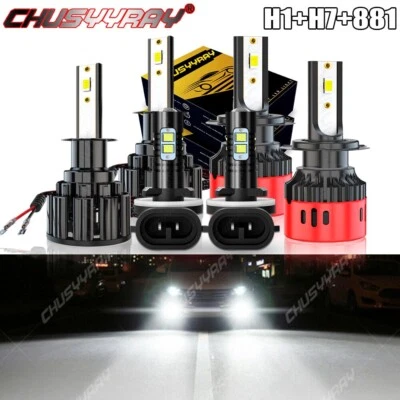 For Kia Sorento 2003 - 2005 2006 LED faro alto bajo antiniebla Kit de bombillas - Image 1 of 4