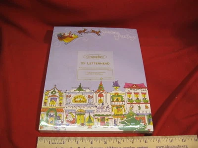 Geographics 47342 Main Street Christmas Letterhead Stationary 100 Count - Image 1 of 4