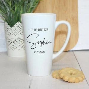 Taza personalizada The Bride | Taza personalizada para novia | Taza Wife to Be - Imagen 1 de 14