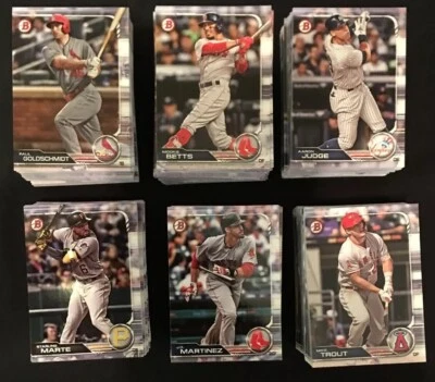 2019 Topps Bowman Baseball Base Paper Cards Lot You Pick - Image 1 of 4